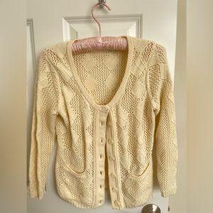 Anthropologie cardigan, lightweight, fitted
